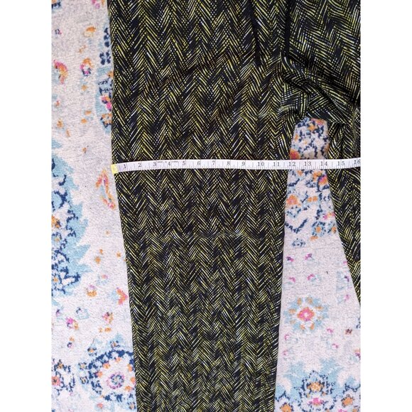 Coldwater Creek Natural Fit Pull‎ On Abstract Chevron Print Pant - L 10-12 - Picture 8 of 12